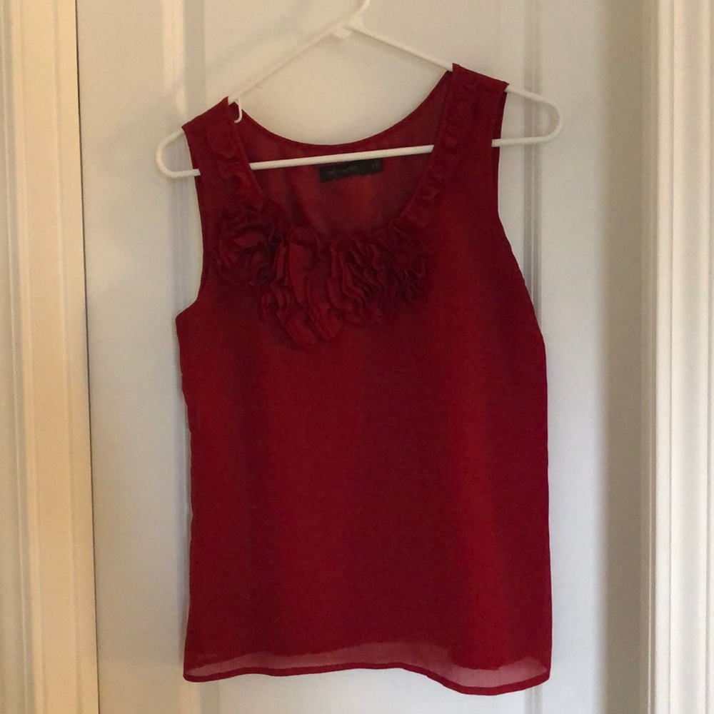 Red rose blouse from The limited